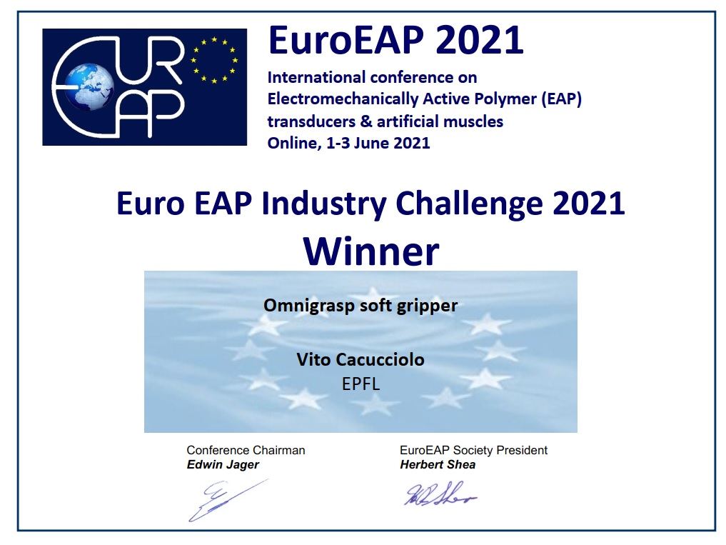 Industry challenge certificate 1st